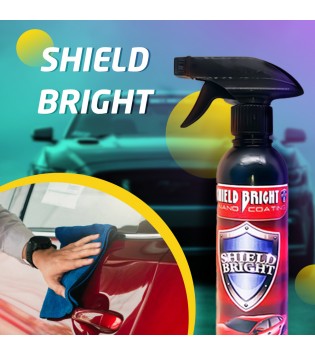 Shield Bright ملمع السيارة – لمعة تدوم بتقنية النانو